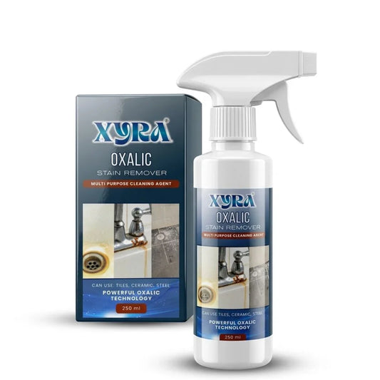 Oxalic stain remover spray bottle and box for multi-purpose cleaning, 250ml, for tiles and steel