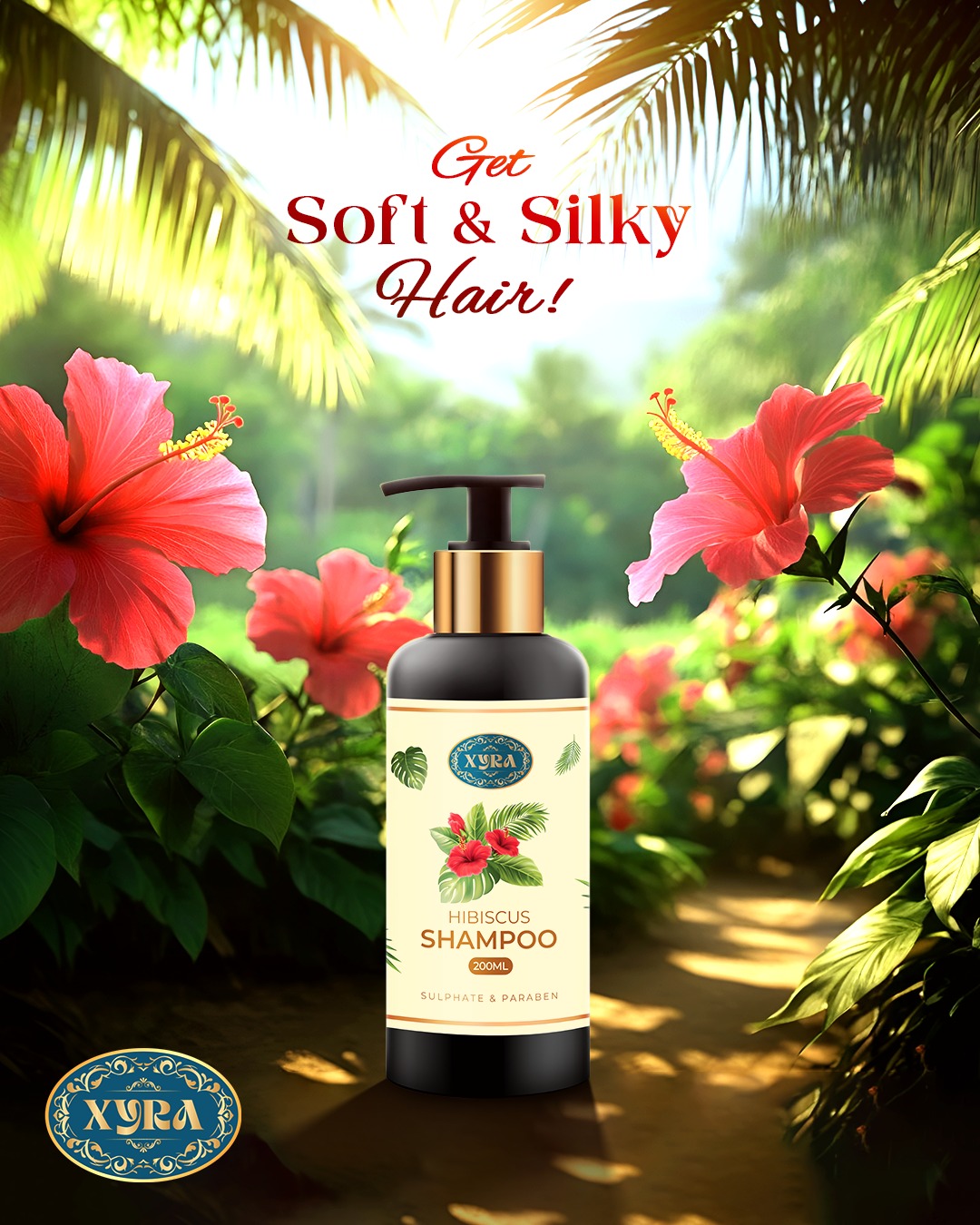  Xyra Hibiscus Shampoo